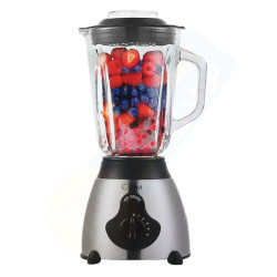 Blender Kiwi EN VERRE 1.5L / 600W / AVEC MOULIN / Blanc / KSB-2262
