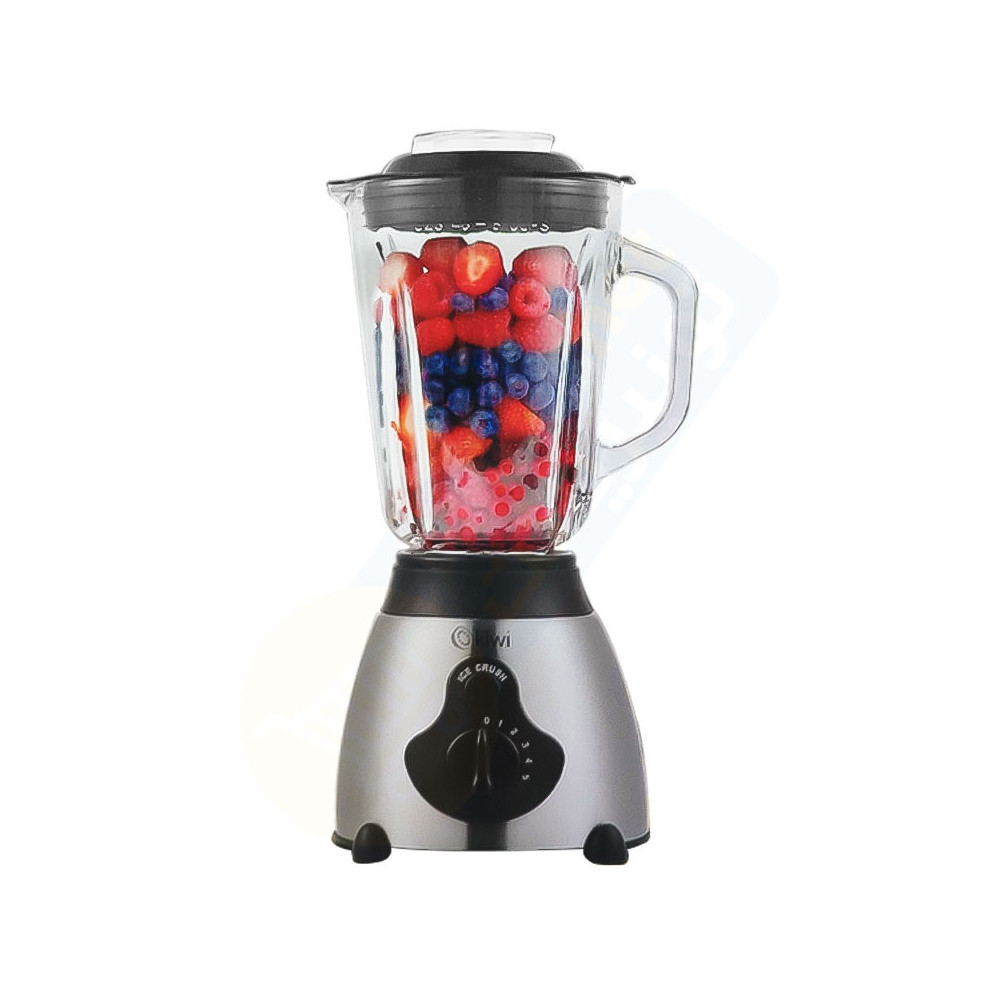 Blender Kiwi EN VERRE 1.5L / 600W / AVEC MOULIN / Blanc / KSB-2262