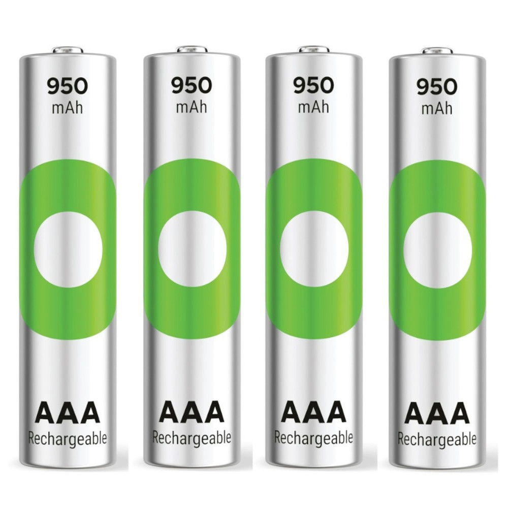 4 x Piles Rechargeables GP 1.2V AAA 950mAh