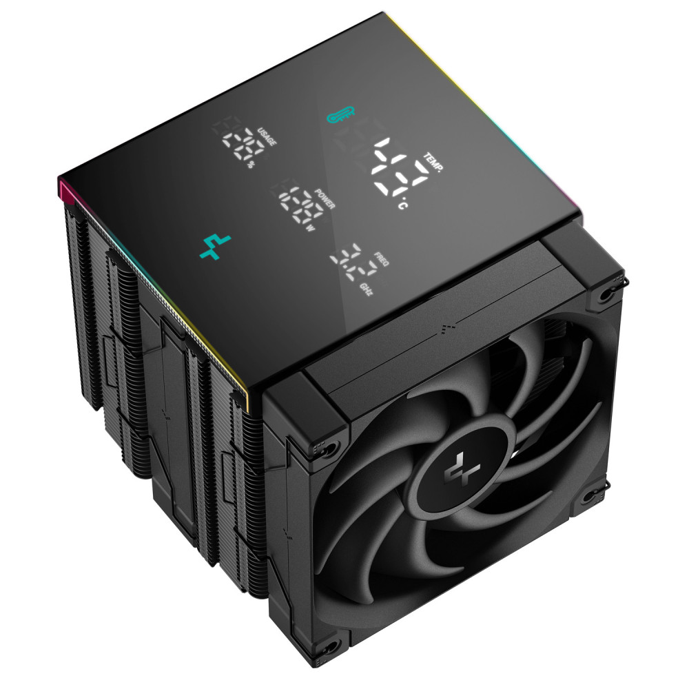 Refroidisseur d'air pour processeur DeepCool AK620 DIGITAL PRO / LGA 1700 / AM5 / Noir