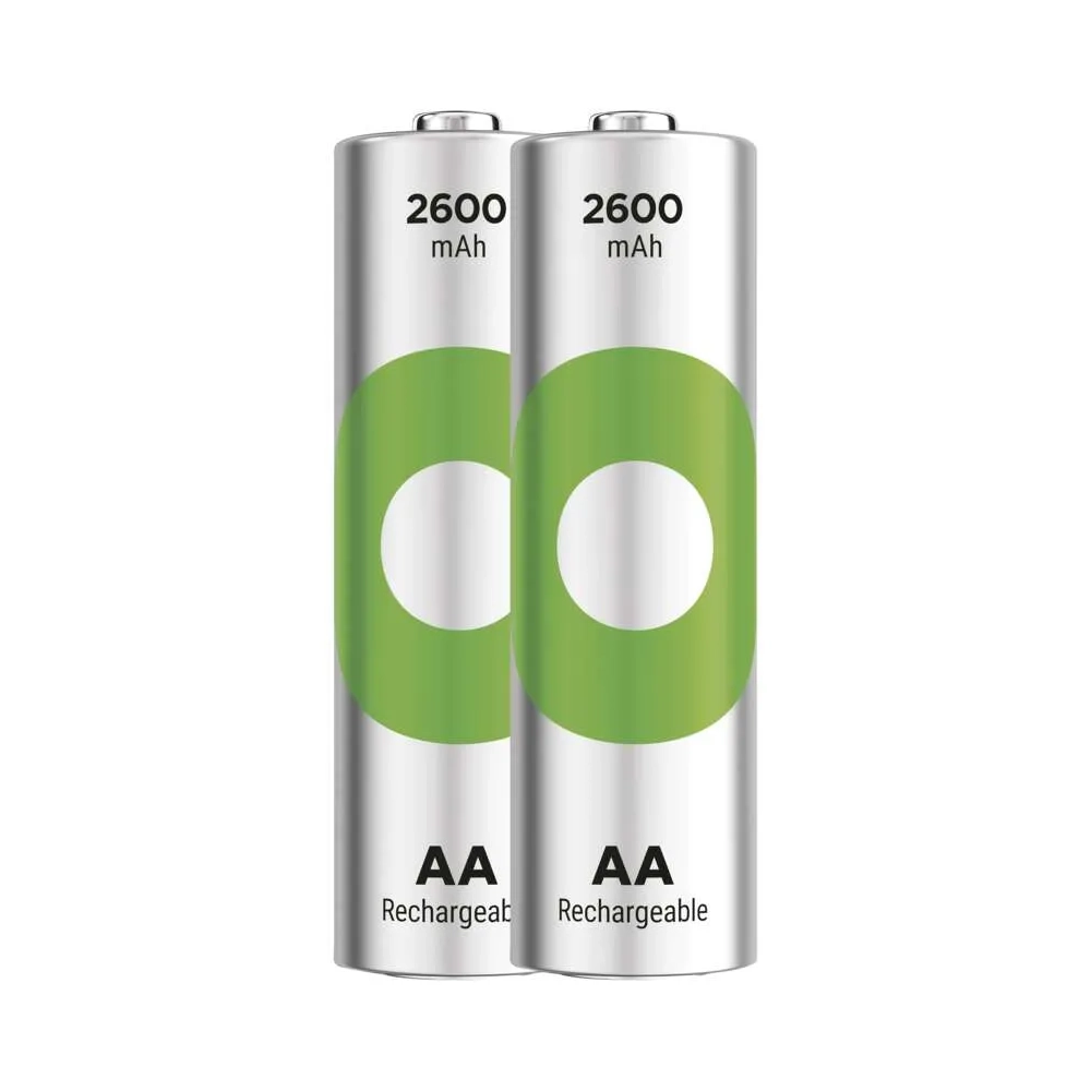 2 x Pile Rechargeables GP 1.2V 2600mAh