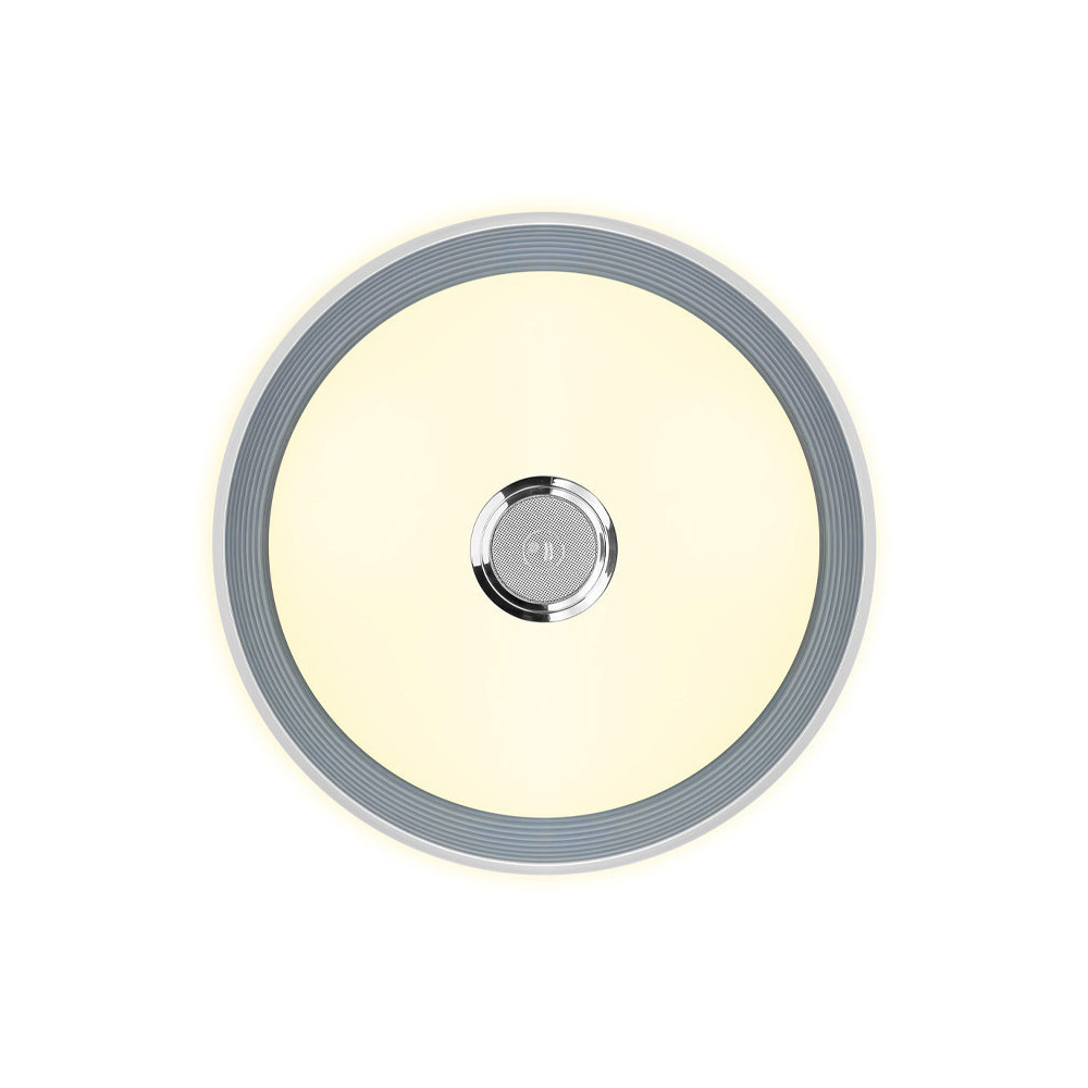Plafonnier Smart LED KSIX Glory, haut-parleur intégré 5 W, RGB+CCT
