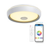 Plafonnier Smart LED KSIX Glory, haut-parleur intégré 5 W, RGB+CCT