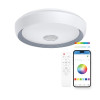 Plafonnier Smart LED KSIX Glory, haut-parleur intégré 5 W, RGB+CCT