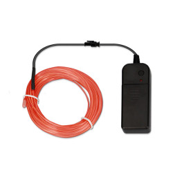 Bandes néon KSIX, 5 mètres, découpées, multi-usages, rouges