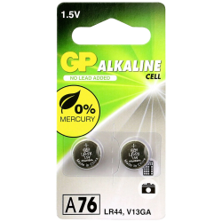 PILE GPU A76 BP2 LR44 ALKALINE