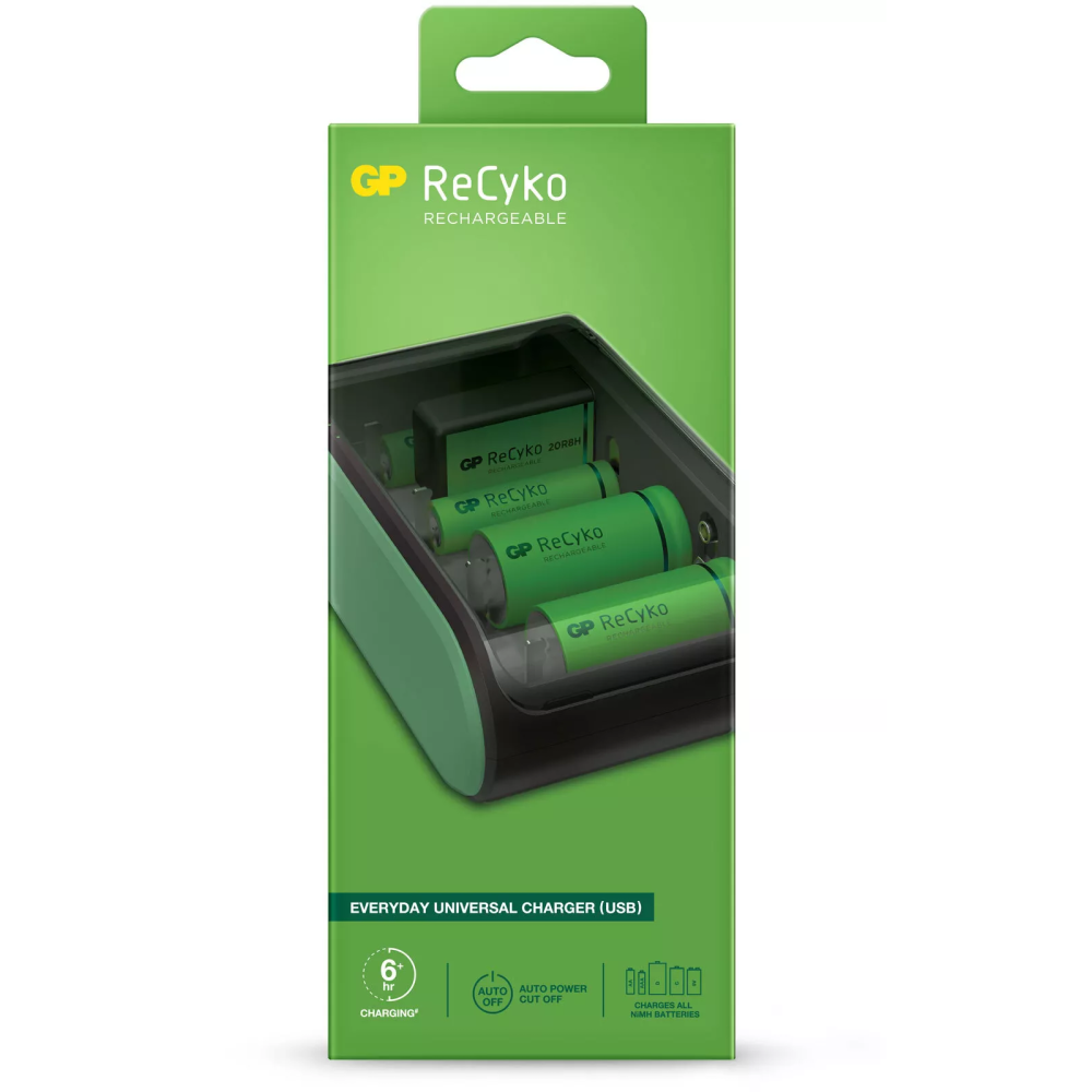 Chargeur Universel GP AA AAA C D 9V