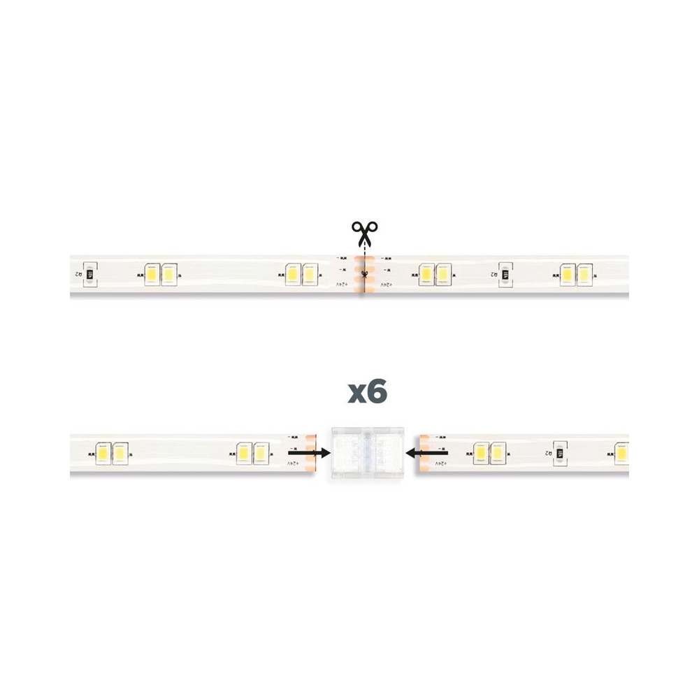 Bande LED SmartLED KSIX 5 mètres, découpable, 900 lumens,couleurs RGB