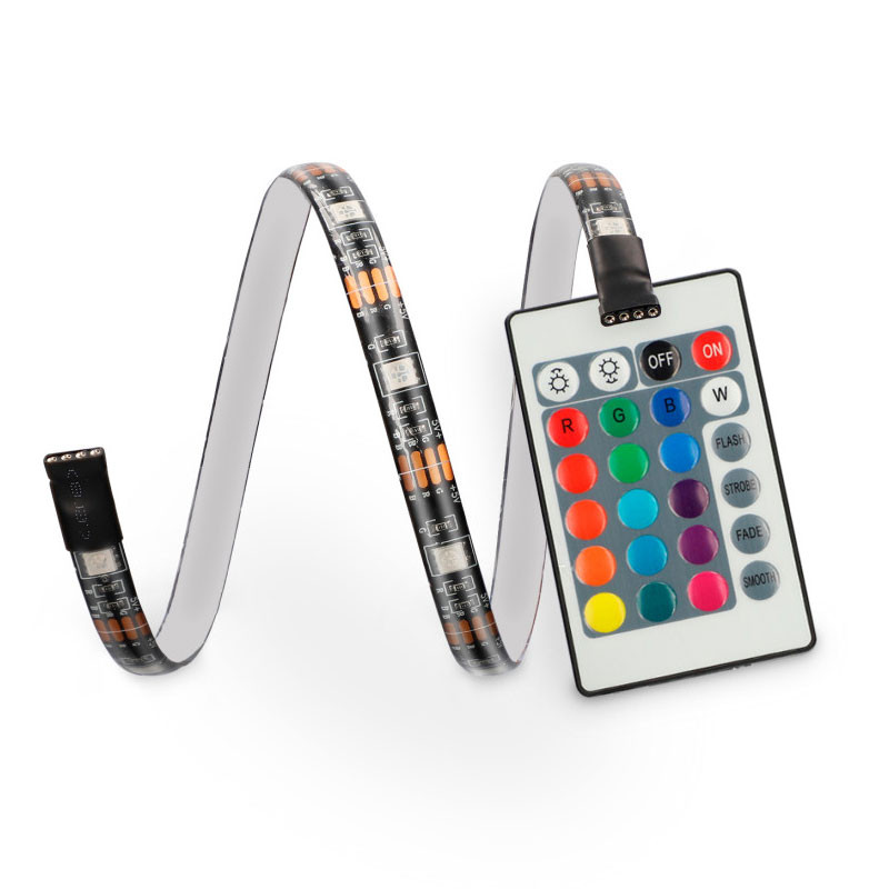 Bandes LED TV colorées KSIX,télécommande, 16 couleurs RVB