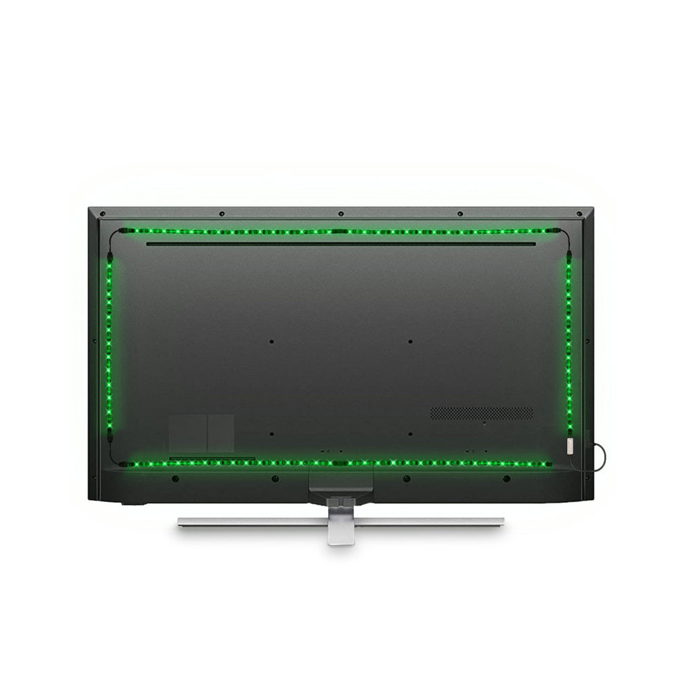 Bandes LED TV colorées KSIX, application ncluse, télécommande, 16 c