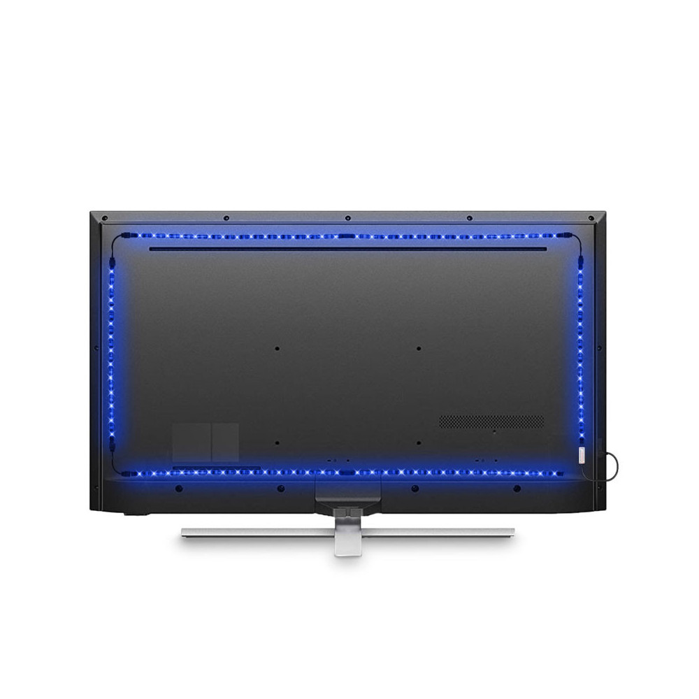 Bandes LED TV colorées KSIX, application ncluse, télécommande, 16 c