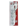 Multiprise SOMEF 5 Modules Avec Bouton Poussoir 3 M - Blanc