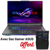 Pc Portable Gamer ASUS ROG Strix G16 G614JIR / i9-14900HX / RTX 4070 8G / 32 Go DDR5 / 1 To SSD / Windows 11 / Noir Avec Sac Gamer ASUS Offert