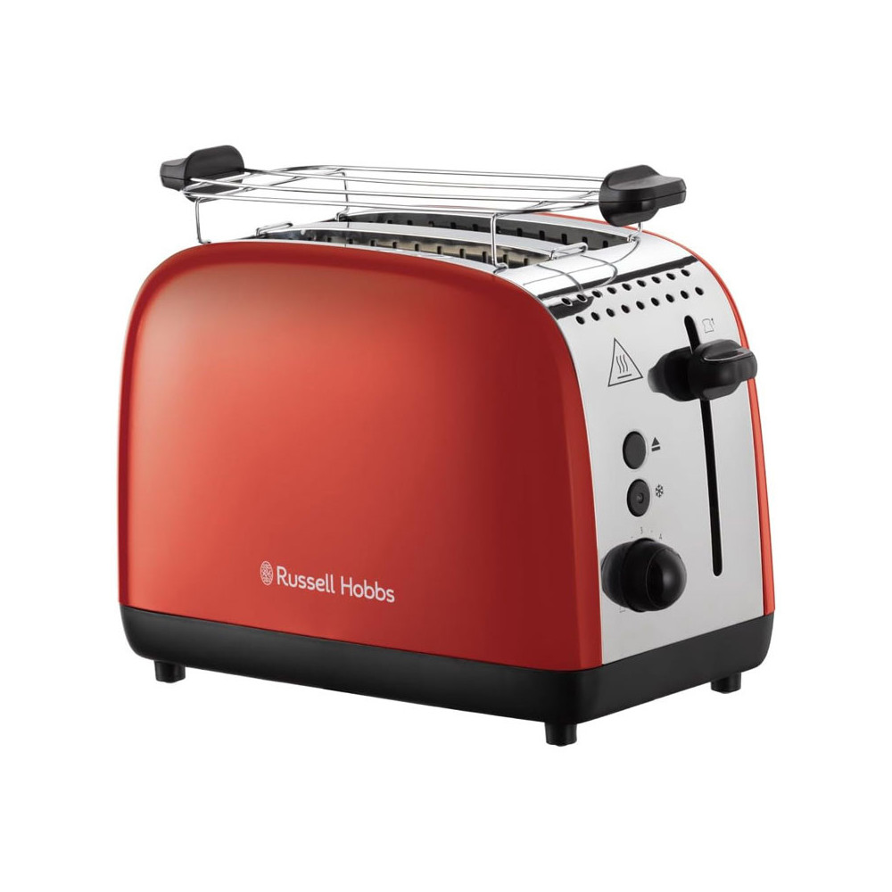 GRILLE PAIN 2 fentes COLOR PLUS 1600W / RED / 26554-56