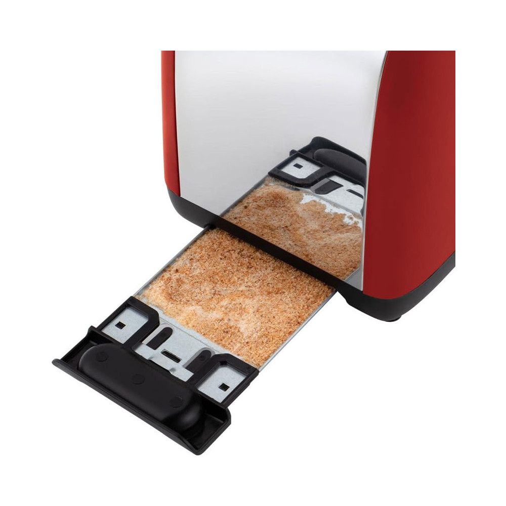 GRILLE PAIN 2 fentes COLOR PLUS 1600W / RED / 26554-56