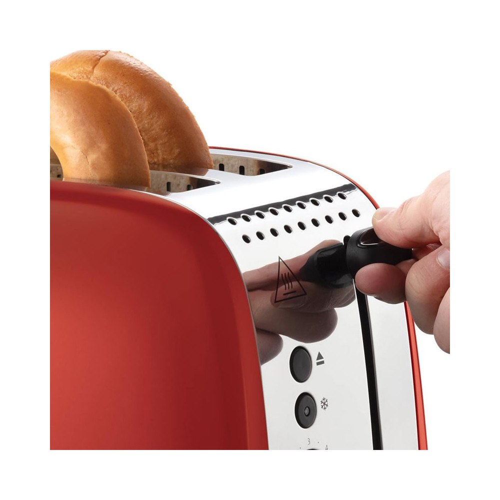 GRILLE PAIN 2 fentes COLOR PLUS 1600W / RED / 26554-56