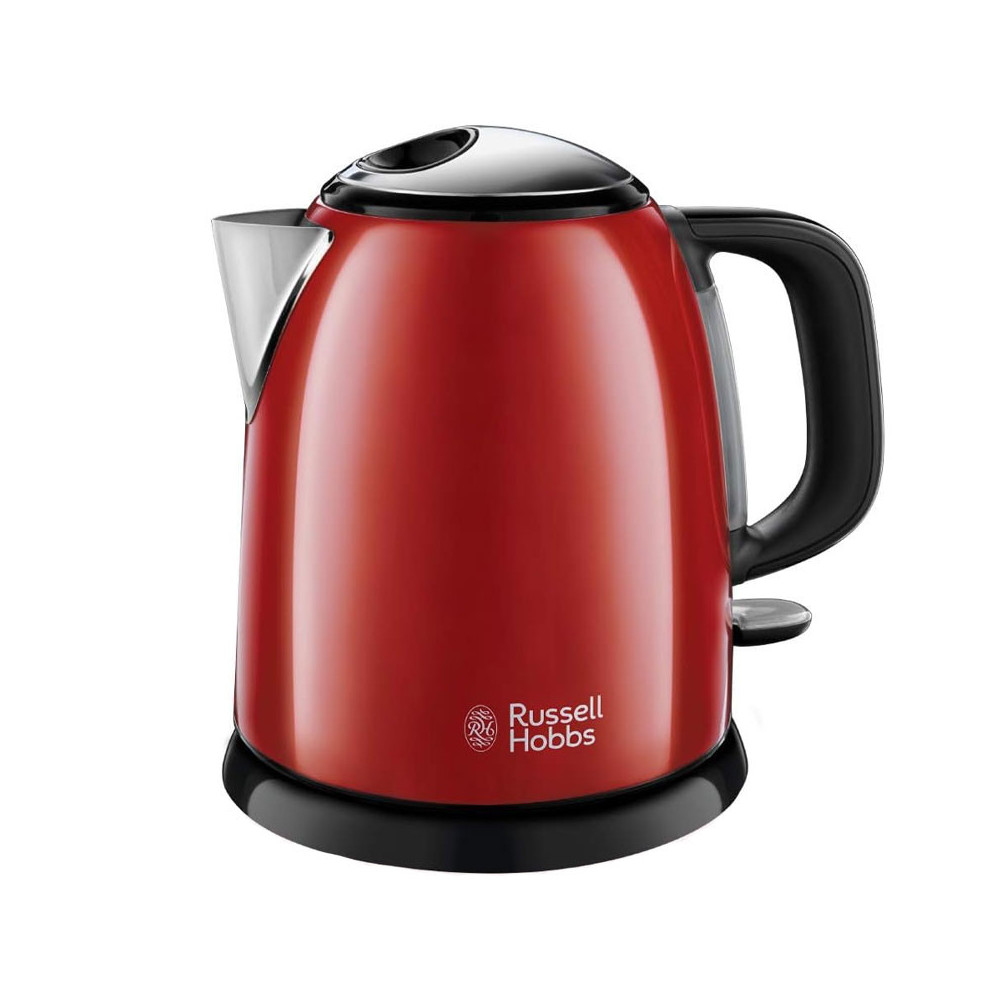 Bouilloire RUSSEL HOBBS inoxydable 1 Litre / 2400W / Rouge