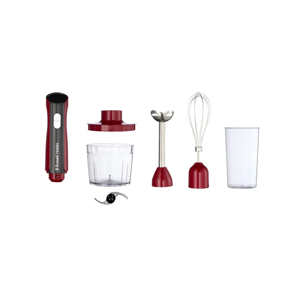 Mixeur Plongeant 3en1 Russell Hobbs Desire 500W / ROUGE / 27140-56