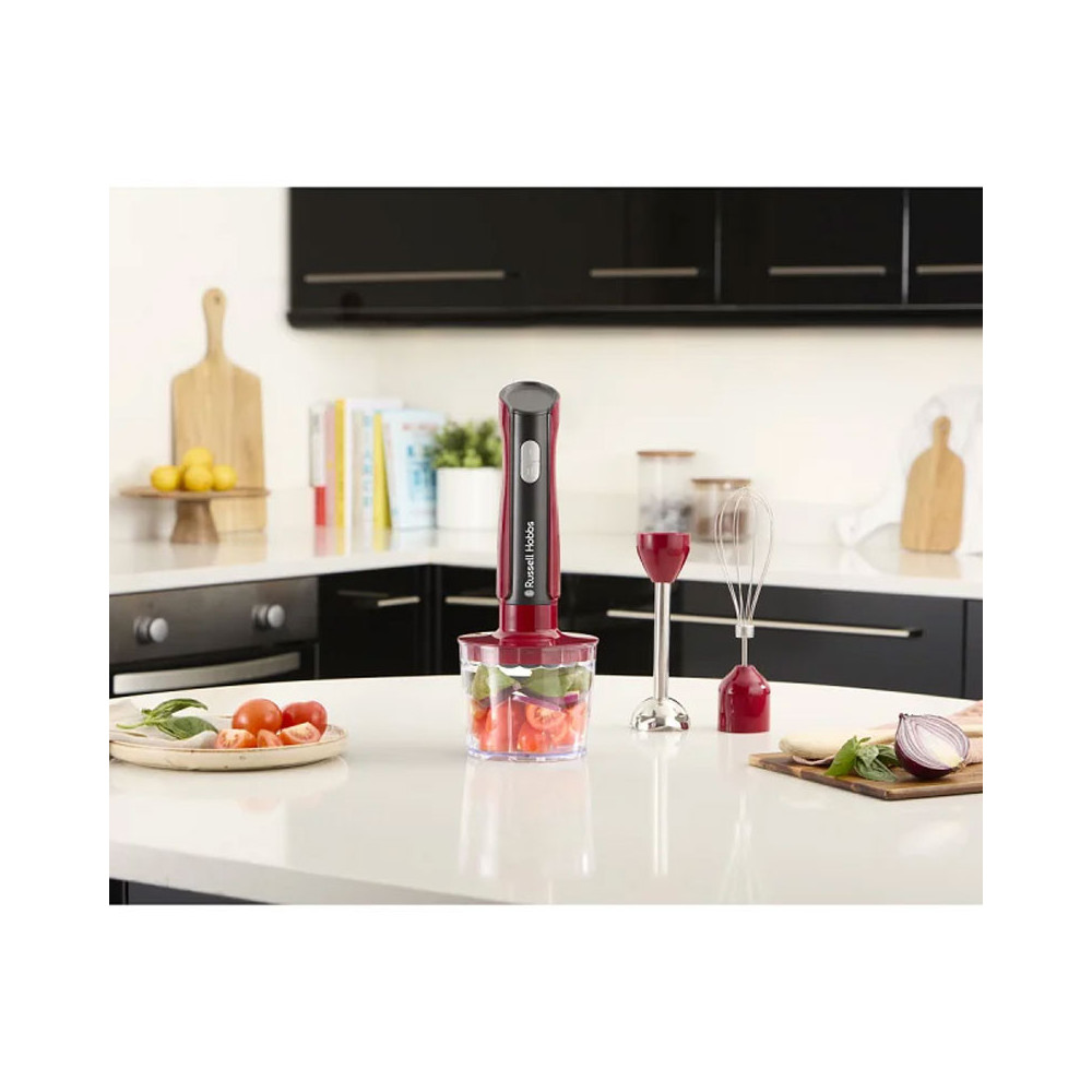 Mixeur Plongeant 3en1 Russell Hobbs Desire 500W / ROUGE / 27140-56