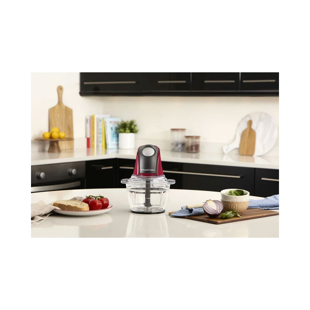 Mini Hachoir Russell Hobbs / 350W / Noir et Rouge / 27130-56