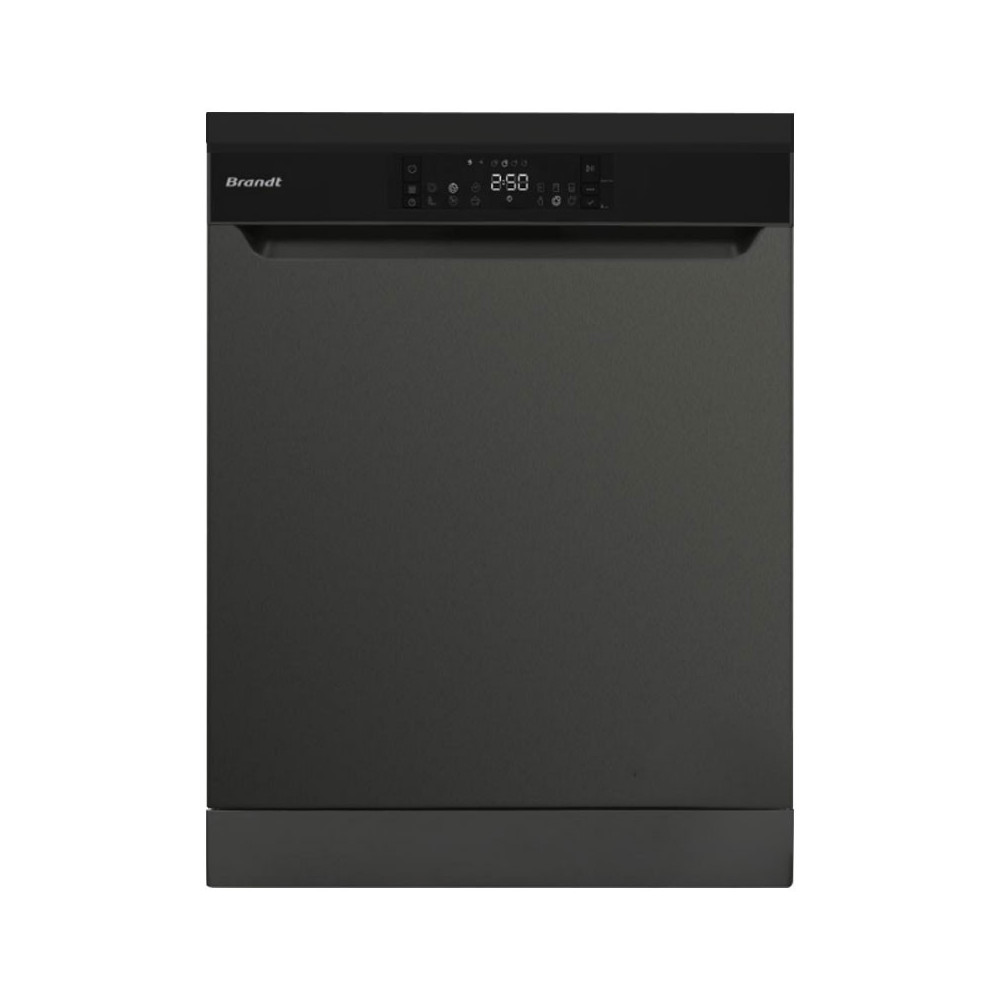 Lave Vaisselle BRANDT 16 couverts avec afficheur DARK SILVER + Blender 2en1 400W Offert