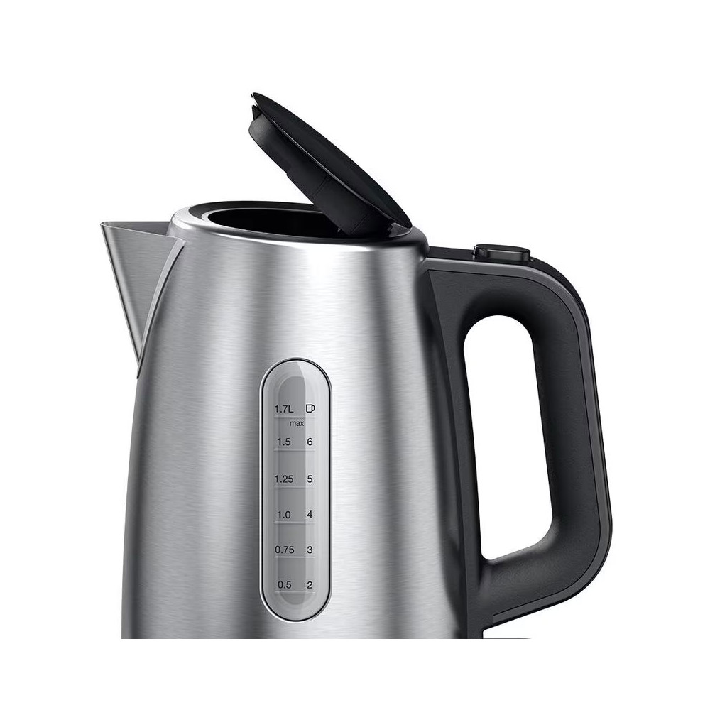 Bouilloire BRAUN Sans Fil InoX/NOIR  / 2200W / 1.7L / INOX
