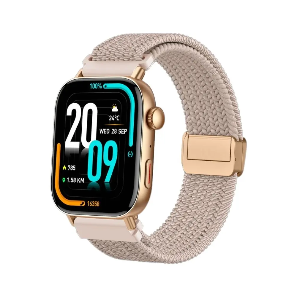 MONTRE CONNECTÉE COLMI C8 MAX TISSU -GOLD
