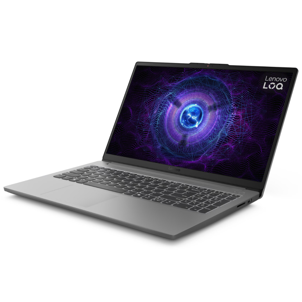 PC Portable Gamer Lenovo LOQ 15IAX9E / i5-12450HX / RTX 4050 6G / 24 Go DDR5 / 512 Go SSD / Windows 11 / Gris