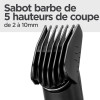 Tondeuse à Barbe BABYLISS T812E Rechargeable - Gris