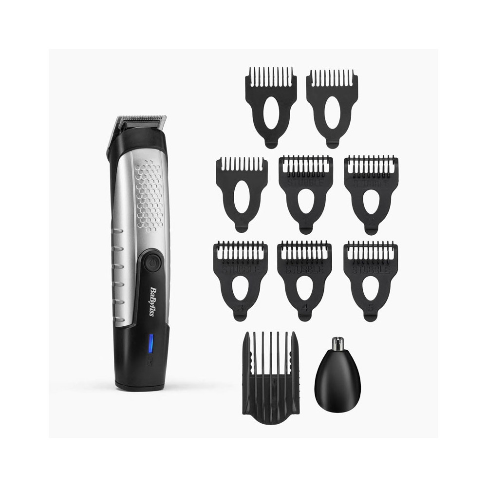 Tondeuse à Barbe BABYLISS T812E Rechargeable - Gris
