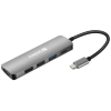 Station d'accueil Sandberg USB-C / Aluminium