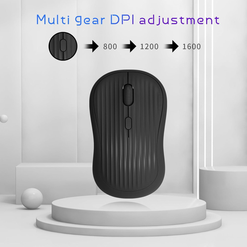 SOURIS SANS FIL W12 RECHARGEABLE + BT + 2.4