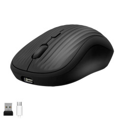 SOURIS SANS FIL W12 RECHARGEABLE + BT + 2.4