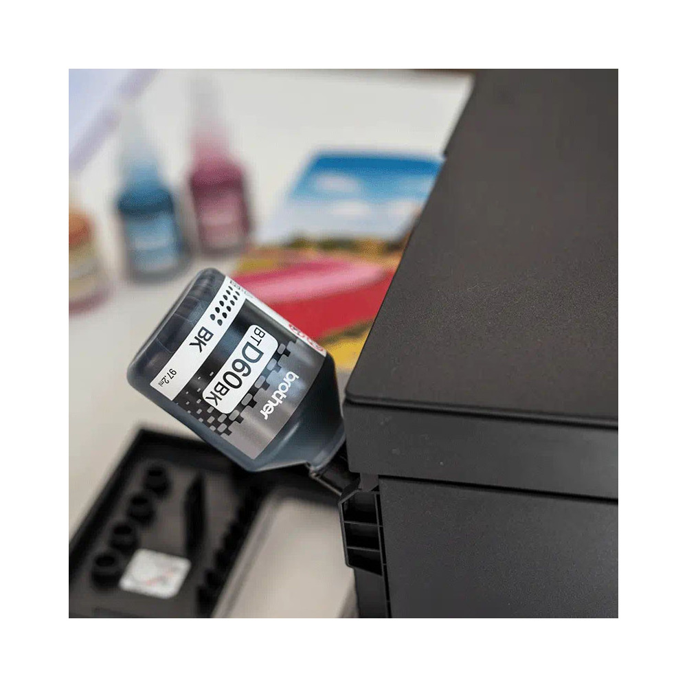 Imprimante Multifonction 3en1 Jet d'encre Brother inkbenefit plus DCP-T220 / Couleur / A4 / Noir