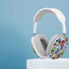 Casque sans fil P9 bleutooth - GRAFFITI  - WHITE