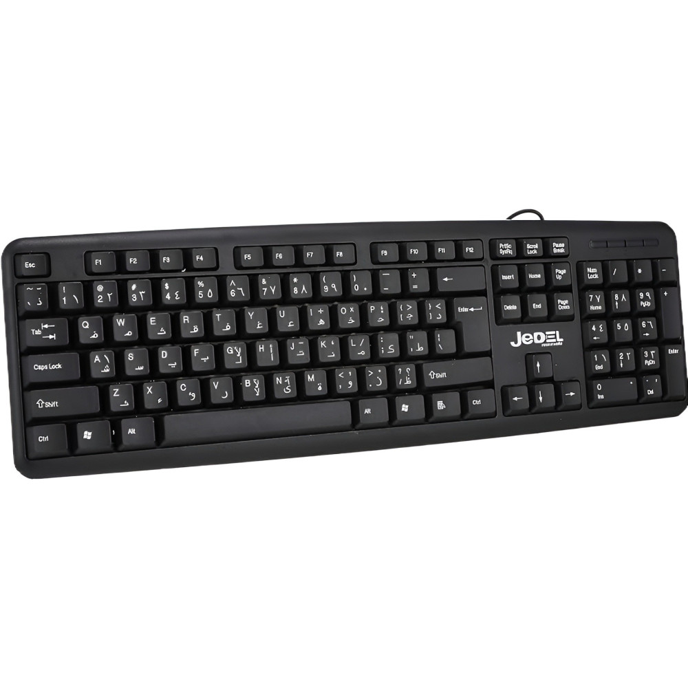 CLAVIER USB JEDEL AZERTY -BLACK