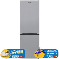 Réfrigérateur NEWSTAR Nofrost Combiné / 400 L / Silver + Livraison + Installation et Mise en Marche Gratuites