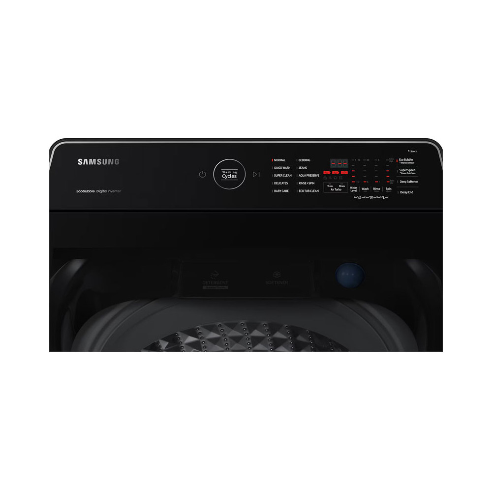 MACHINE À LAVER TOP SAMSUNG 13KG / NOIR CAVIAR  / WA13CG5745BV