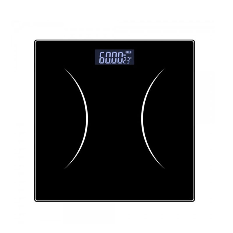 PESE PERSONNE Rosberg R51650G, batteries 2xAAA, LCD screen, 180 kg., Black
