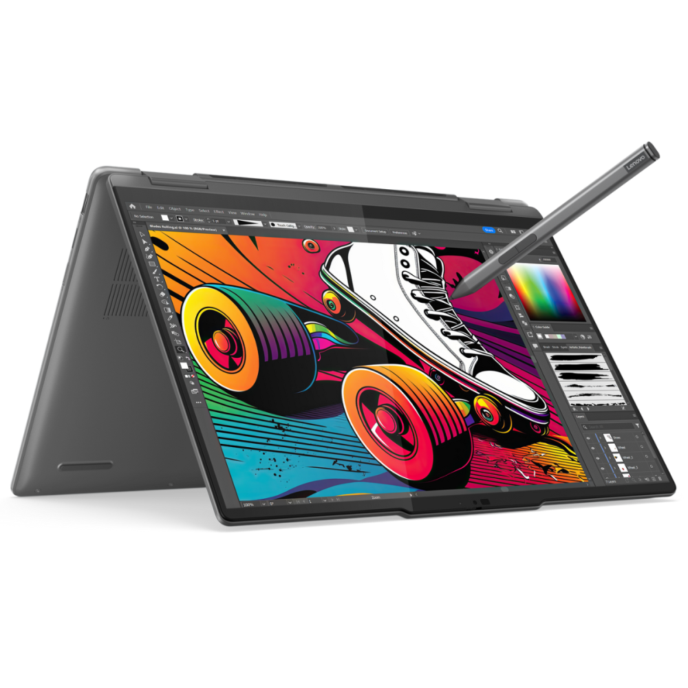 Pc Portable Lenovo Yoga 7 2-in-1 14IML9 / Ultra 5 125U / 16 Go / 512 Go SSD / Windows 11 / Gris