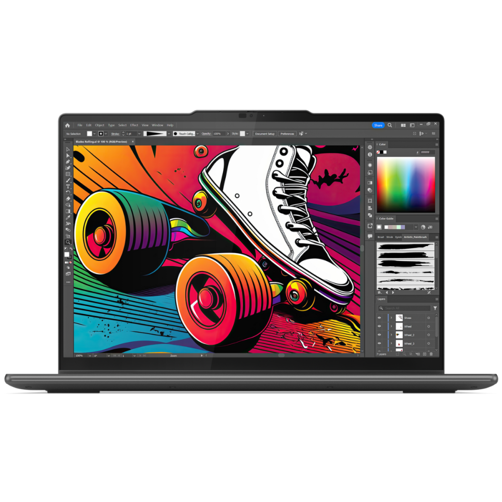 Pc Portable Lenovo Yoga 7 2-in-1 14IML9 / Ultra 5 125U / 16 Go / 512 Go SSD / Windows 11 / Gris