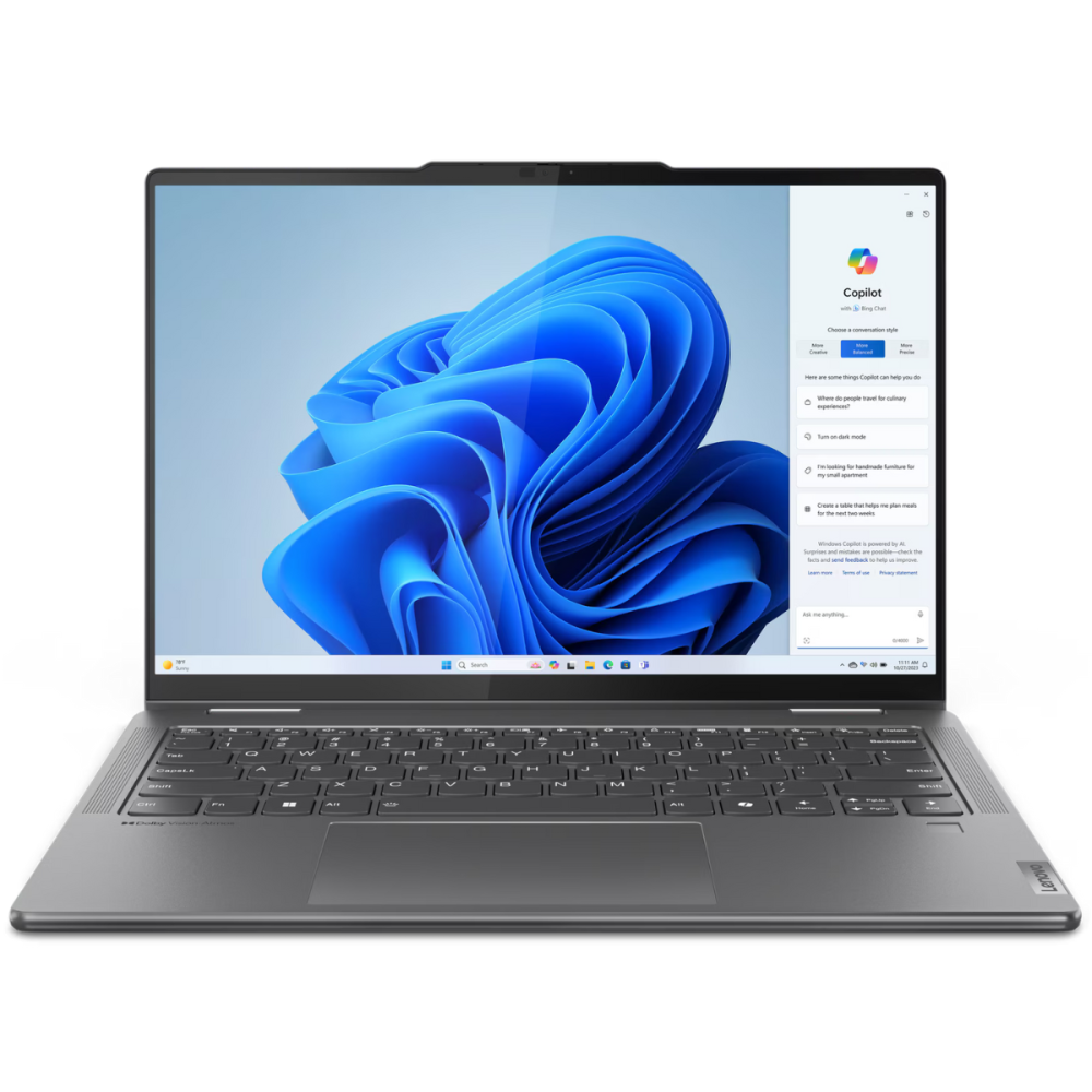 Pc Portable Lenovo Yoga 7 2-in-1 14IML9 / Ultra 5 125U / 16 Go / 512 Go SSD / Windows 11 / Gris