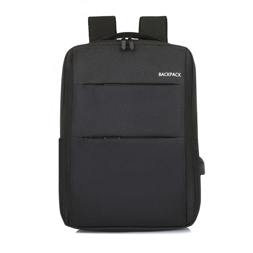 Sac à Dos Pour Pc Portable 15.6" BAG 029 - BLACK + PORT USB