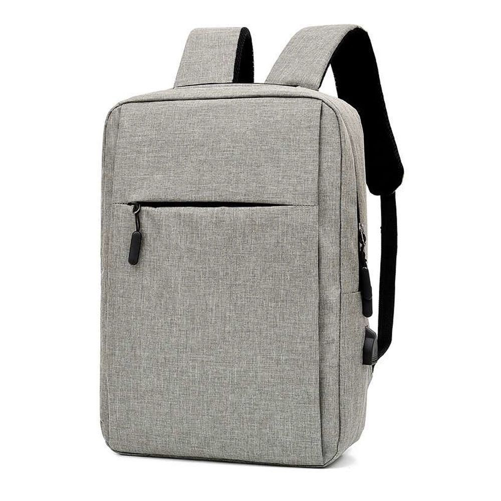 Sac à Dos Pour Pc Portable 15.6" BAG 028 - Gris + PORT USB