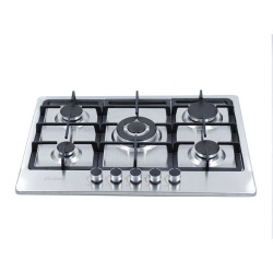 PLAQUE ENCASTRABLE FONTE ORIENT 70cm 5Feux - INOX