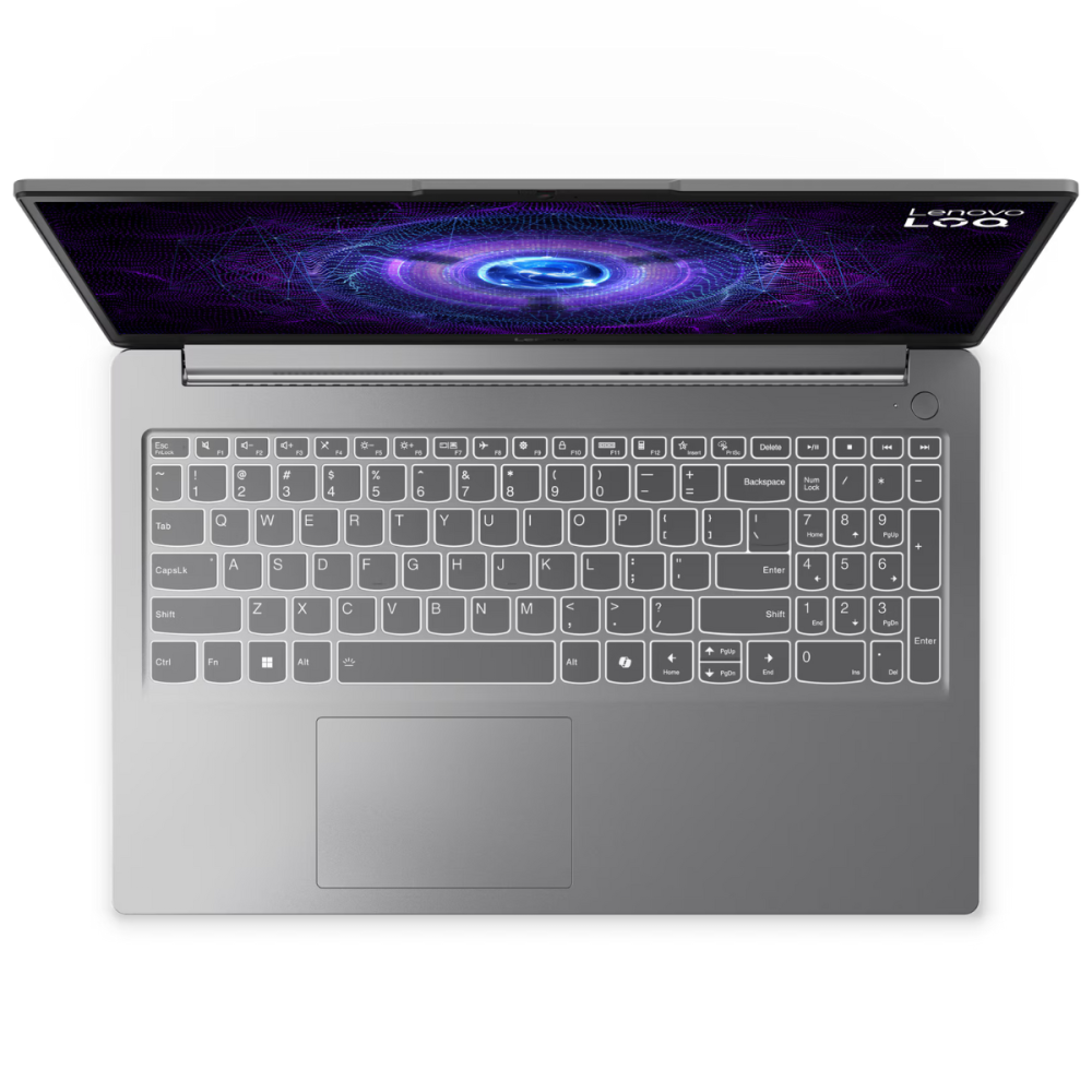 PC Portable Gamer Lenovo LOQ 15IAX9E / i5-12450HX / RTX 2050 4G / 16 Go DDR5 / 512 Go SSD / Windows 11 / Gris