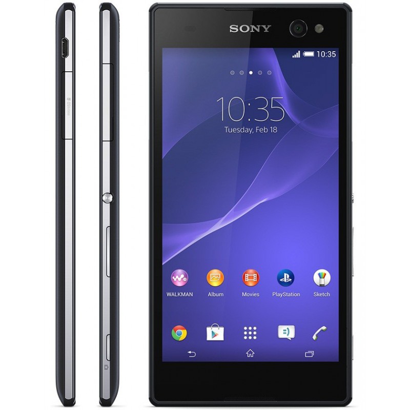 Téléphone Portable Sony Xperia C3 / Double SIM / Noir
