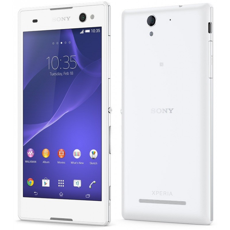 Téléphone Portable Sony Xperia C3 Étanche / Double SIM / Blanc