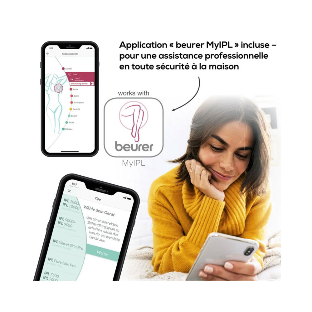Épilateur BEURER IPL8800 à Lumière Pulsée V Skin Pro