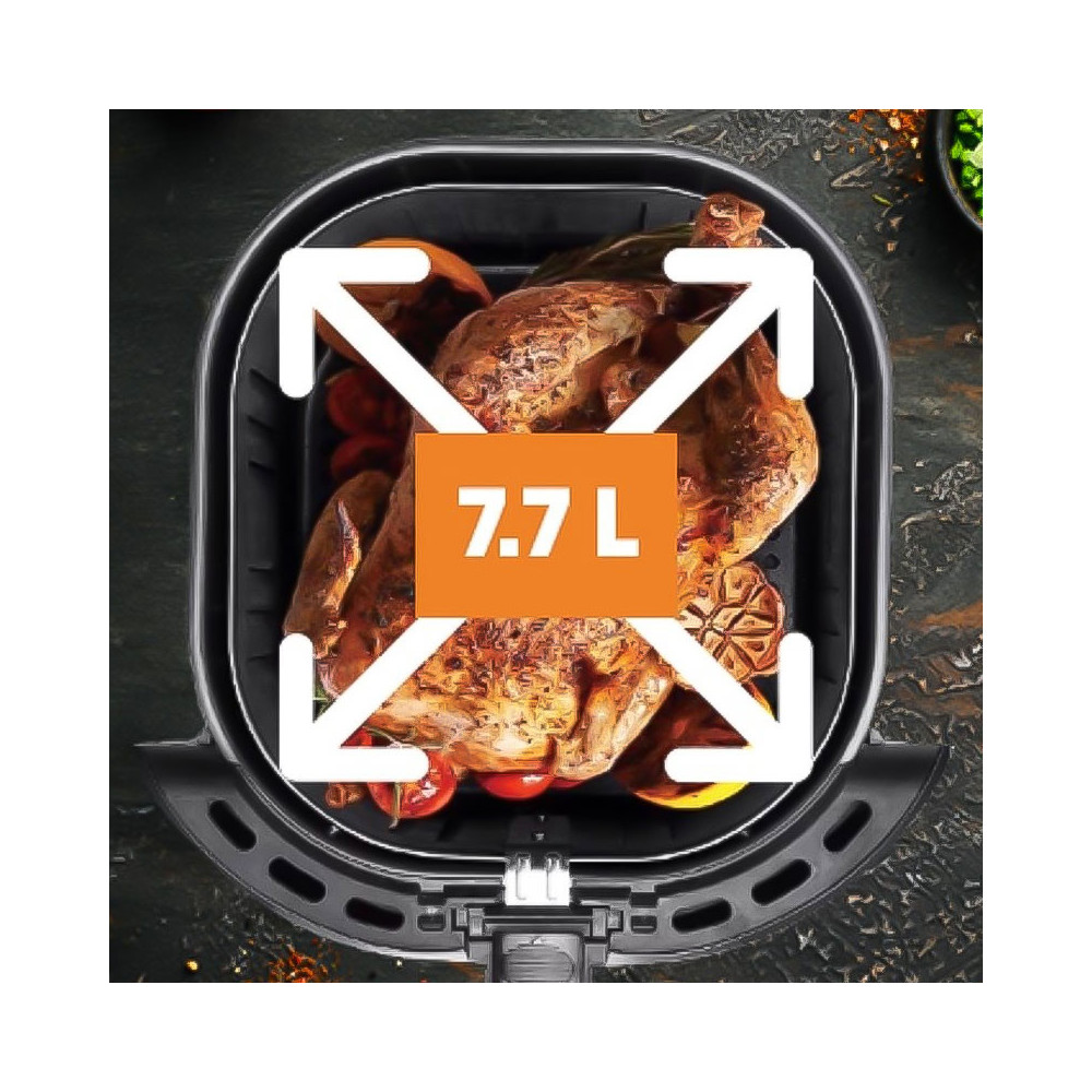 AirFryer VOLTZ 7.7 Litres / 1800W / Noir / 55OV51980F
